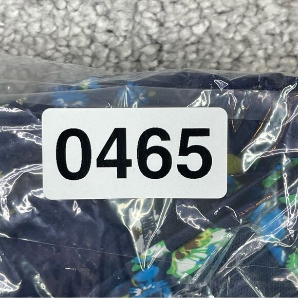 Aerie Sports Bra Medium Blue Floral Medium Support Stretch Padded - Picture 6 of 6